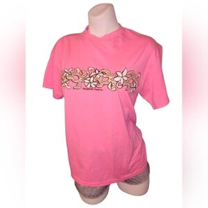 Pink Floral Graphic T-Shirt
